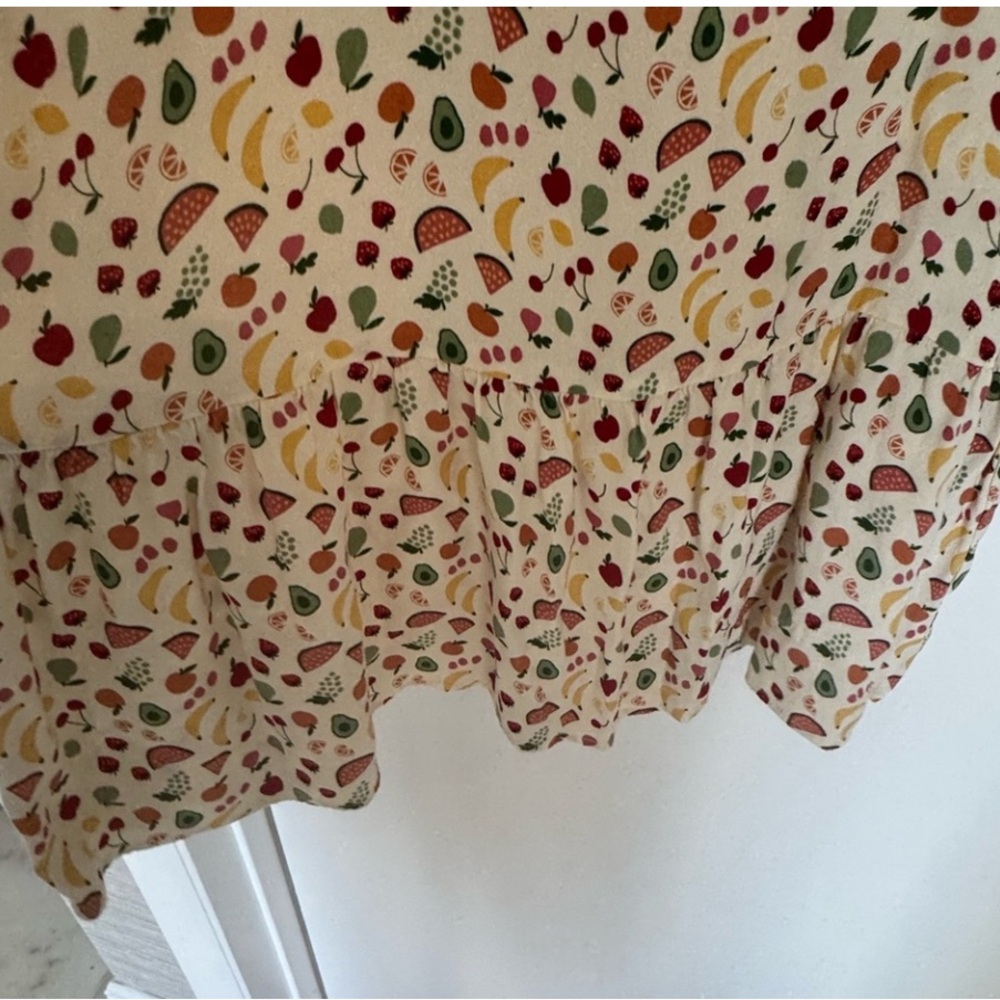 Colorful Fruit Print Dress - Picture 8 of 9